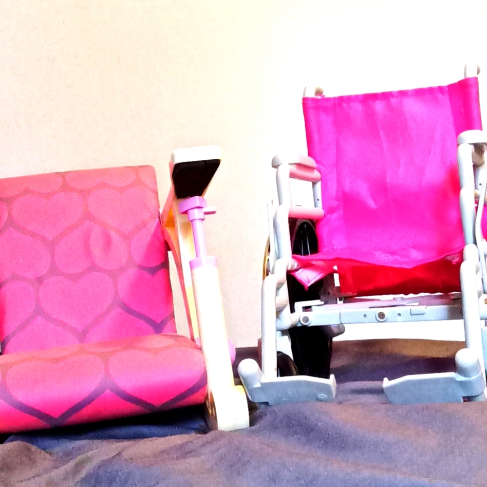 Two Chairs For Barbie Dolls